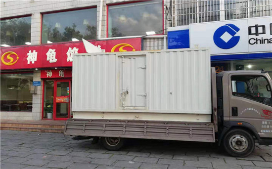 小金出租发电机施工案例